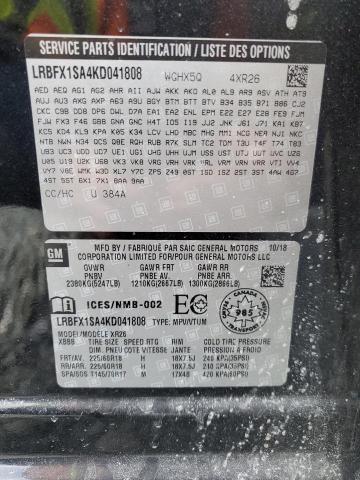 2019 BUICK ENVISION P - LRBFX1SA4KD041808