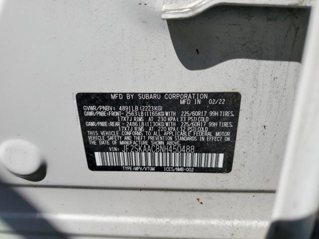 JF2SKAAC8NH450488 Subaru Forester