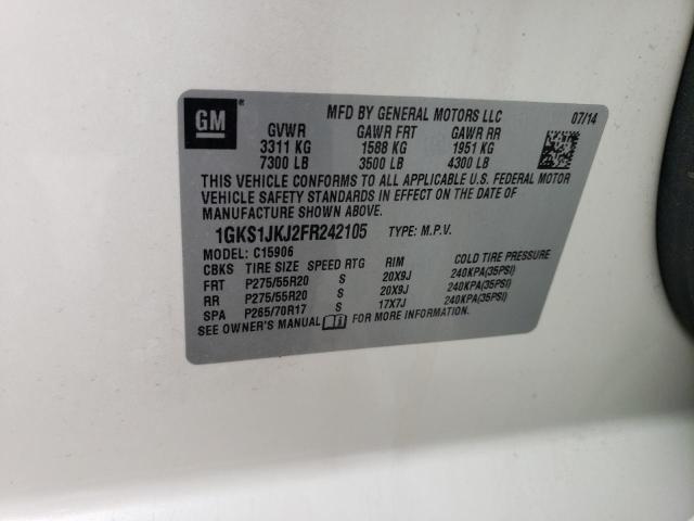 1GKS1JKJ2FR242105 GMC YUKON XL DENALI
