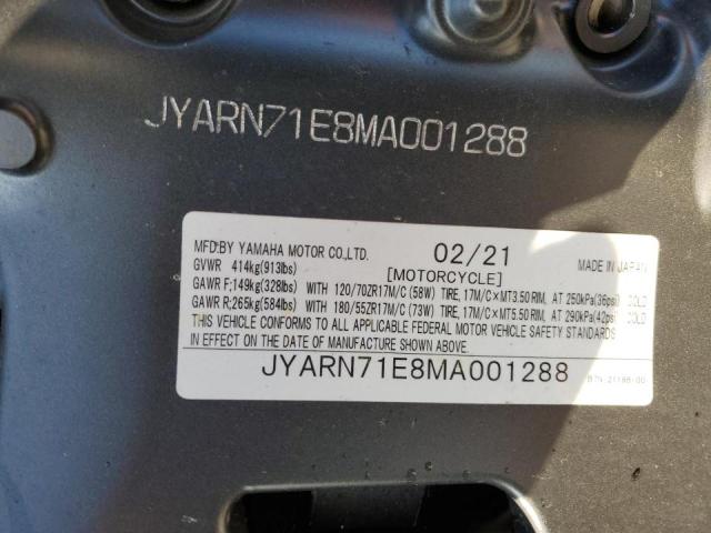 2021 YAMAHA MT09 - JYARN71E8MA001288