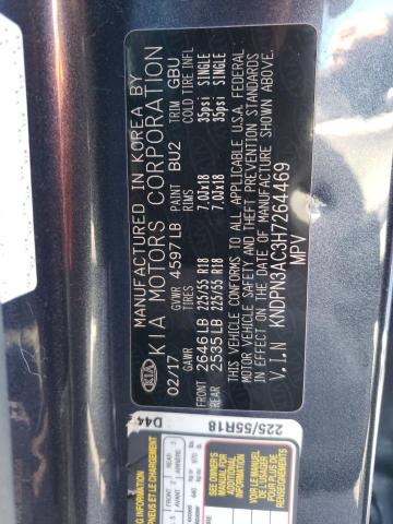 KNDPN3AC3H7264469 KIA Sportage Ex