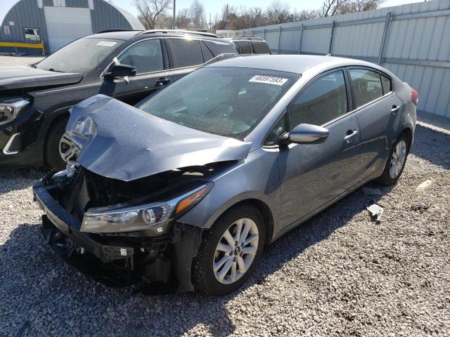 Salvage cars for sale from Copart Wichita, KS: 2017 KIA Forte LX