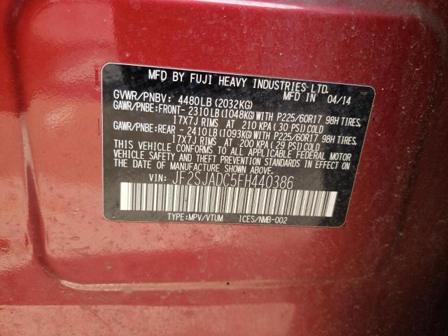JF2SJADC5FH440386 Subaru Forester 2.5i Premium