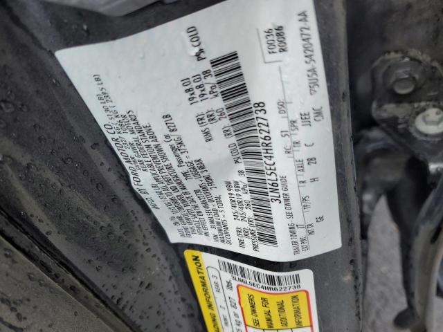 3LN6L5EC4HR622738 Lincoln Mkz Reserve