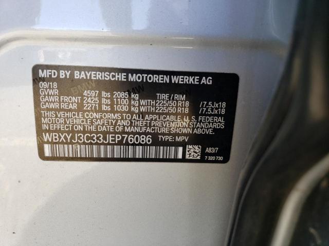 WBXYJ3C33JEP76086 BMW X2 Sdrive28i