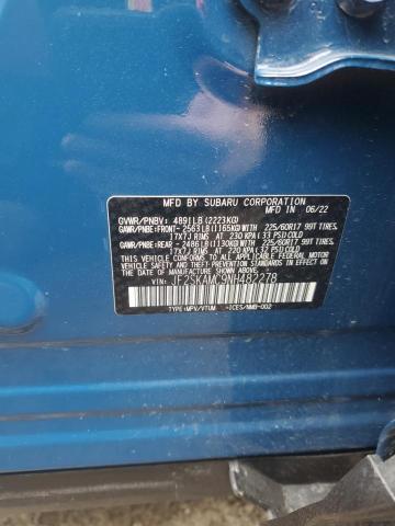 2022 SUBARU FORESTER W JF2SKAMC9NH482278