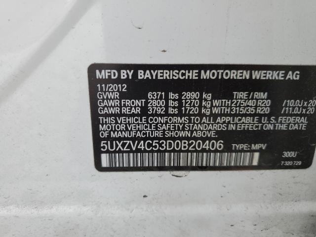 5UXZV4C53D0B20406 2013 BMW X5, photo no. 13