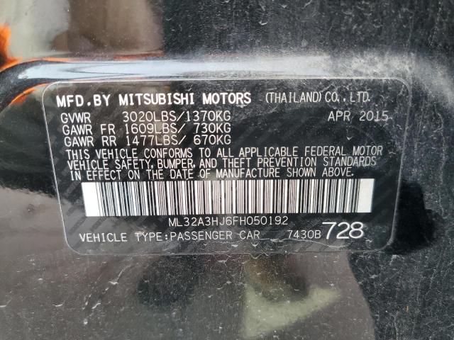 2015 MITSUBISHI MIRAGE DE - ML32A3HJ6FH050192