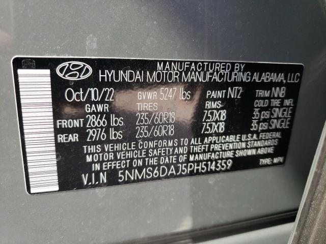 2023 HYUNDAI SANTA FE X - 5NMS6DAJ5PH514359