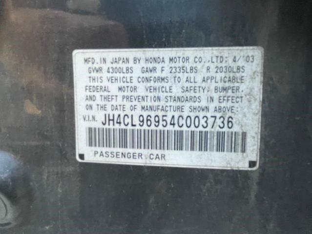 JH4CL96954C003736 Acura TSX