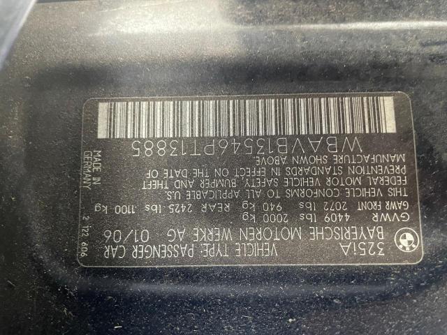 WBAVB13546PT13885 BMW 325 I