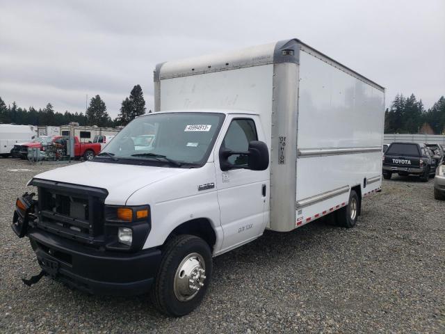 Salvage cars for sale from Copart Graham, WA: 2017 Ford Econoline E350 Super Duty Cutaway Van