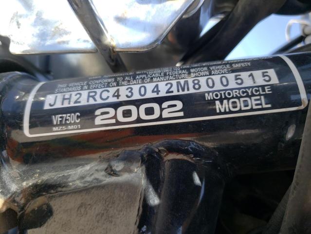 2002 HONDA VF750 C JH2RC43042M800515