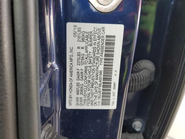 2020 ACURA TLX TECHNO - 19UUB1F56LA001545