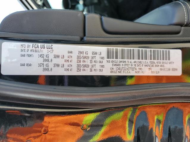 1C4RJFCG1HC772274 Jeep Grand Cherokee Overland