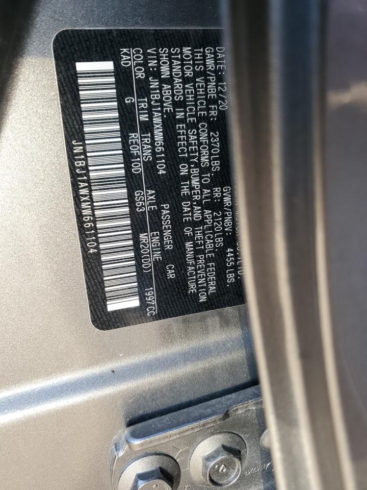 JN1BJ1AWXMW661104 NISSAN ROGUE 2021