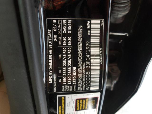 2015 MERCEDES-BENZ GLK 350 - WDCGG5HB3FG412999
