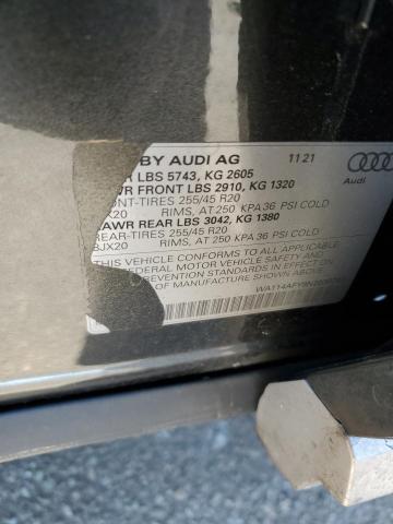 2022 AUDI SQ5 SPORTB WA114AFY9N2038747