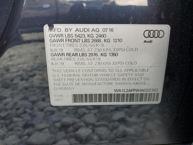 2017 AUDI Q5 PREMIUM - WA1L2AFP9HA032382