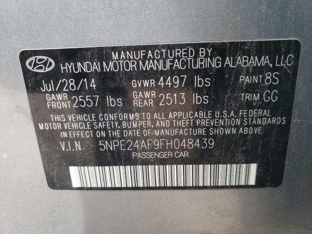 2015 HYUNDAI SONATA SE - 5NPE24AF9FH048439