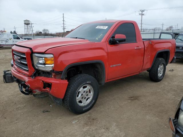 Salvage cars for sale from Copart Chicago Heights, IL: 2014 GMC Sierra C1500