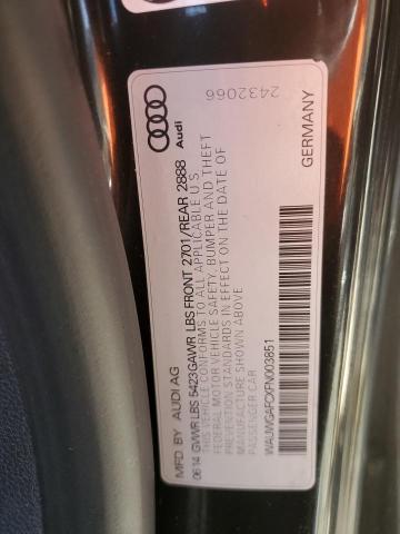 2015 AUDI A7 PREMIUM - WAUWGAFCXFN003851