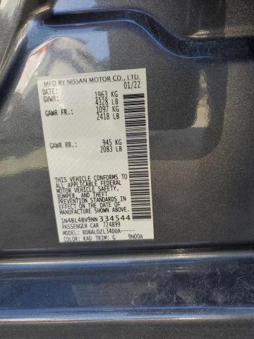 1N4BL4BV9NN334544 Nissan Altima S 12