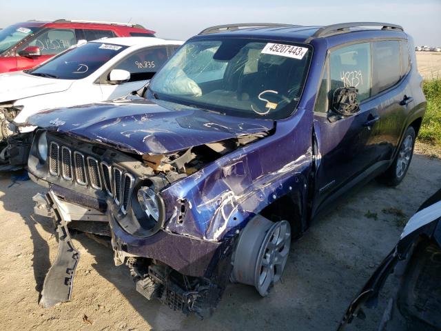 Salvage cars for sale from Copart Opa Locka, FL: 2017 Jeep Renegade Latitude