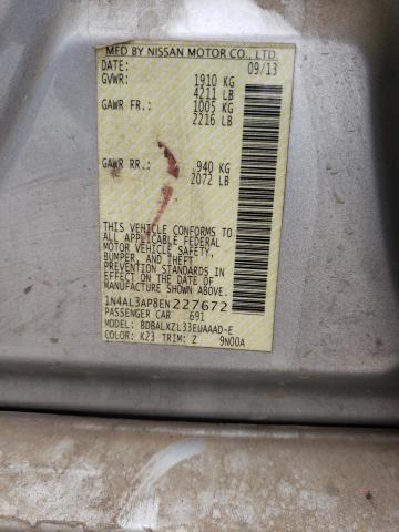 1N4AL3AP8EN227672 Nissan ALTIMA 2.5