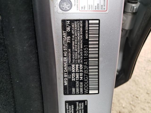 2015 MERCEDES-BENZ S 63 AMG - WDDUG7JB3FA118851