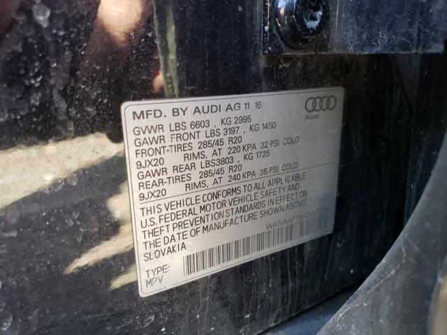 2017 AUDI Q7 PRESTIG - WA1VAAF73HD037054