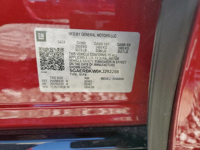 5GAERBKW0KJ292269 Buick Enclave Essence