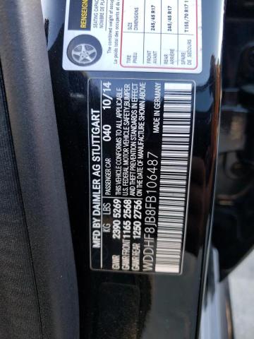 2015 MERCEDES-BENZ E 350 4MAT - WDDHF8JB8FB106487