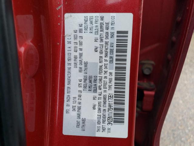 3MZBN1V76HM117951 Mazda 3 TOURING