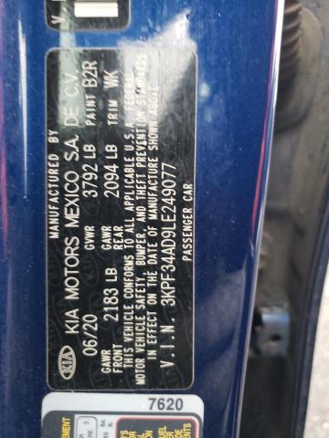 2020 KIA FORTE GT L - 3KPF34AD9LE249077
