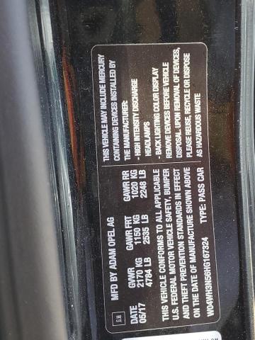 2017 BUICK CASCADA PR W04WH3N56HG167324