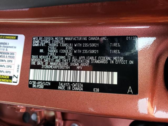 2023 LEXUS RX 500H F 2T2BCMEAXPC002164