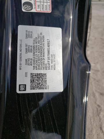 2021 CHEVROLET CAMARO LZ - 1G1FF1R79M0140917