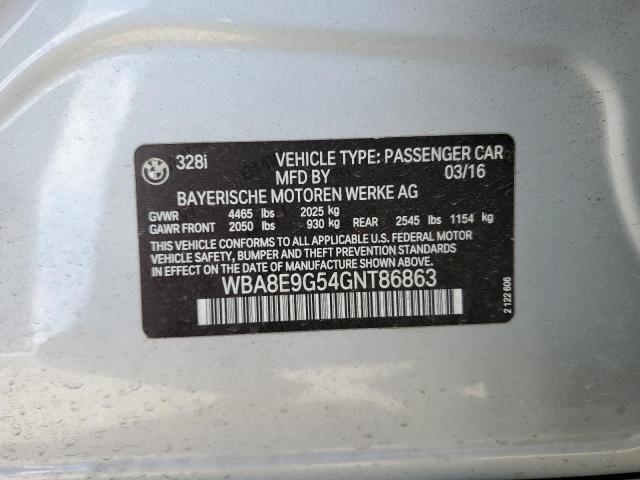 WBA8E9G54GNT86863 BMW 328 I Sulev