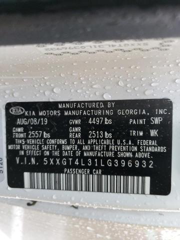 5XXGT4L31LG396932 KIA Optima Lx