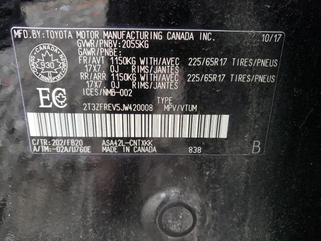 2018 TOYOTA RAV4 LE - 2T3ZFREV5JW420008