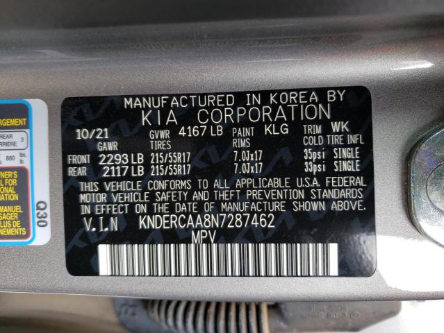 KNDERCAA8N7287462 KIA SELTOS EX