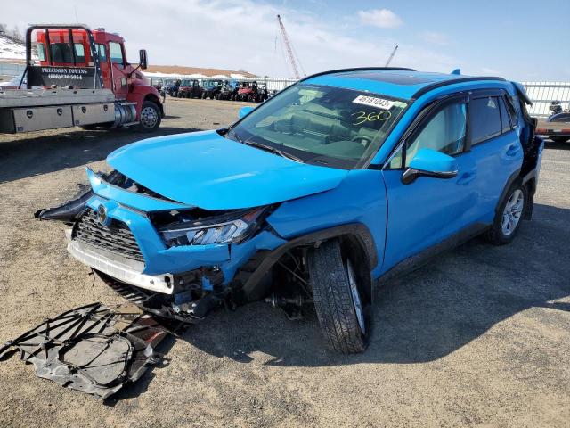 Salvage cars for sale from Copart Mcfarland, WI: 2019 Toyota Rav4 XLE