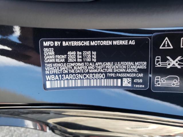 2022 BMW M440XI - WBA13AR03NCK83890
