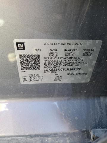 1GKS2BKC8LR285122 GMC YUKON SLT