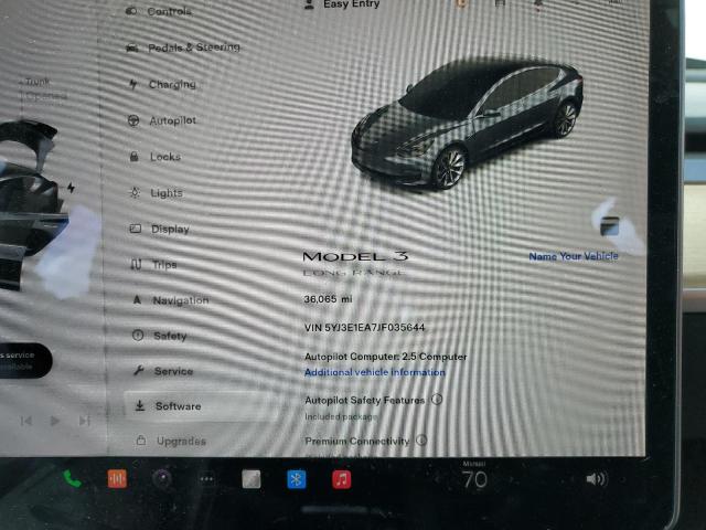 5YJ3E1EA7JF035644 Tesla MODEL 3