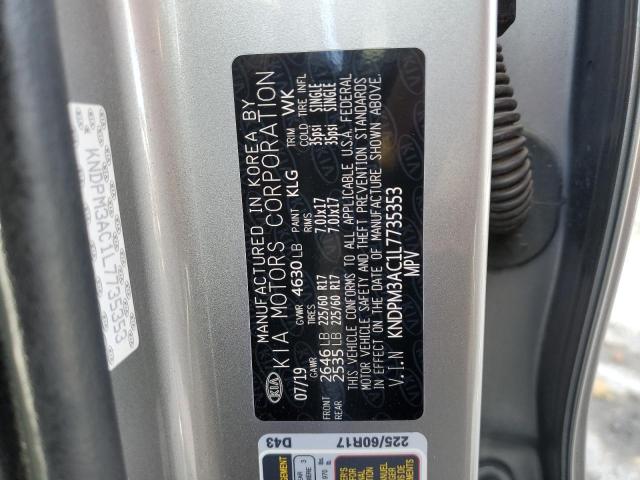 KNDPM3AC1L7735353 KIA Sportage Lx