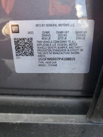 2023 CHEVROLET BOLT EV 1L - 1G1FW6S07P4108815