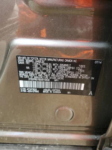 2T3ZFREV0EW119538 Toyota RAV4 LE