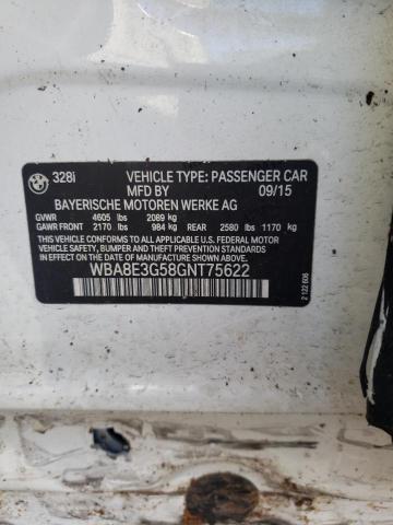 2016 BMW 328 XI SUL - WBA8E3G58GNT75622